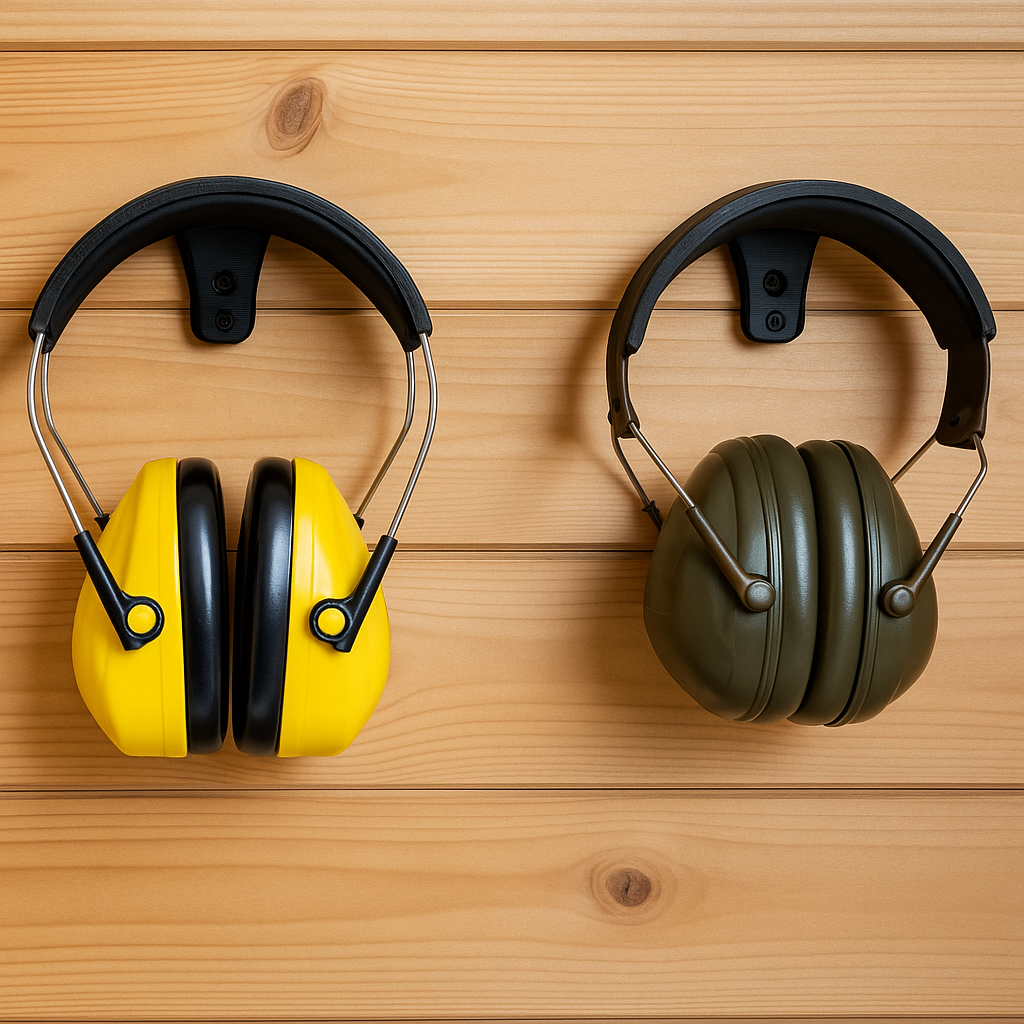 Veggholder for hørselvern