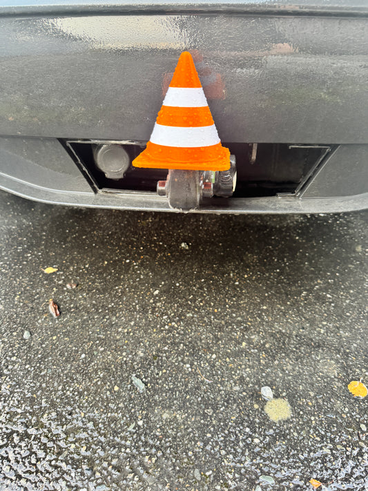 Kjegle på tilhengerfestet