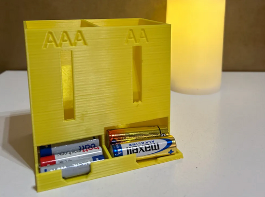 Smart batteriholder for AA & AAA – alltid orden i batteriskuffen!