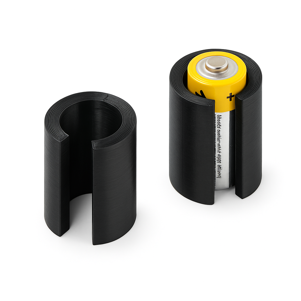 C-batteri til AA-adapter