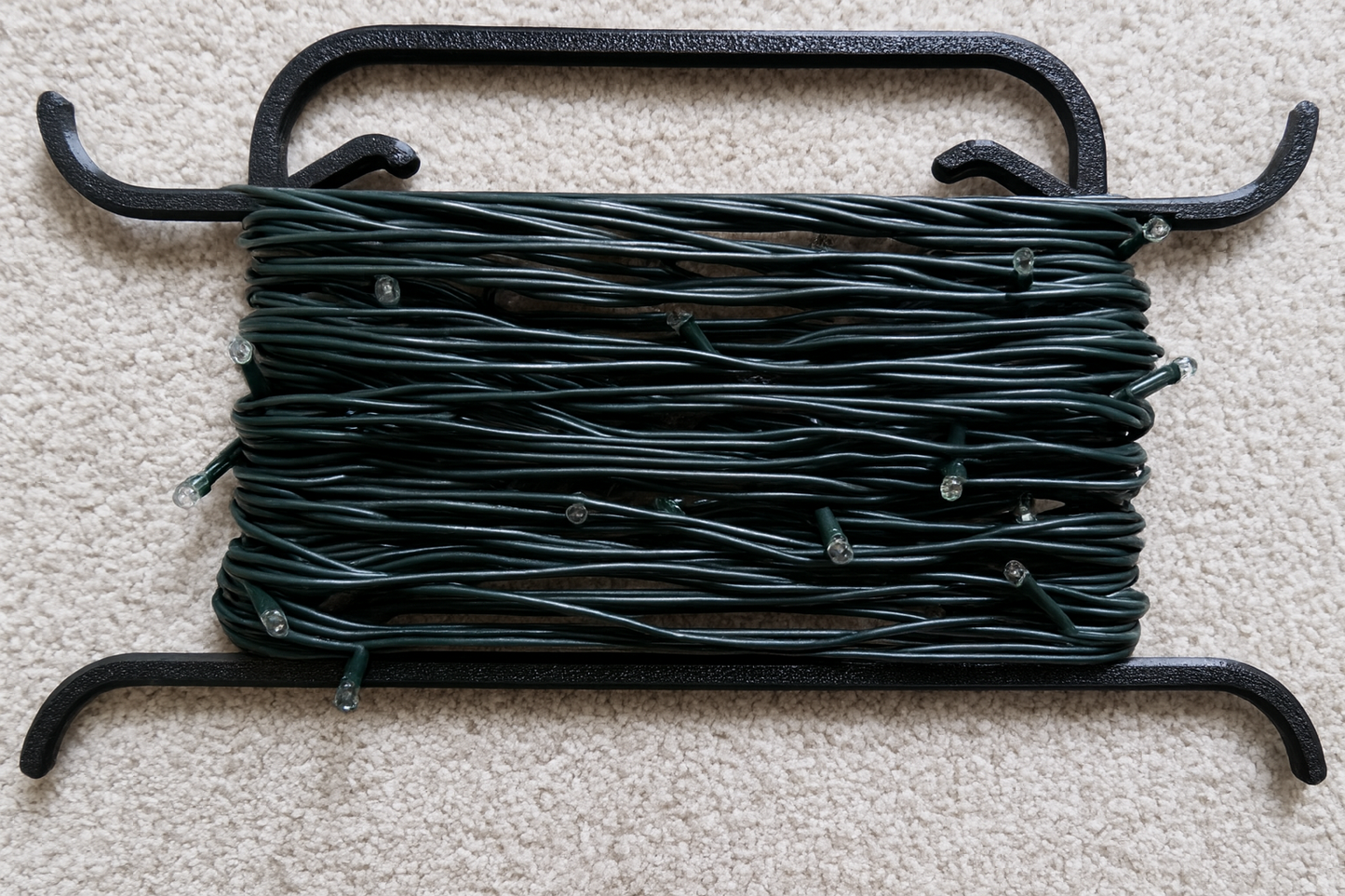 Julelys-oppruller – ryddig lagring av LED-lenker