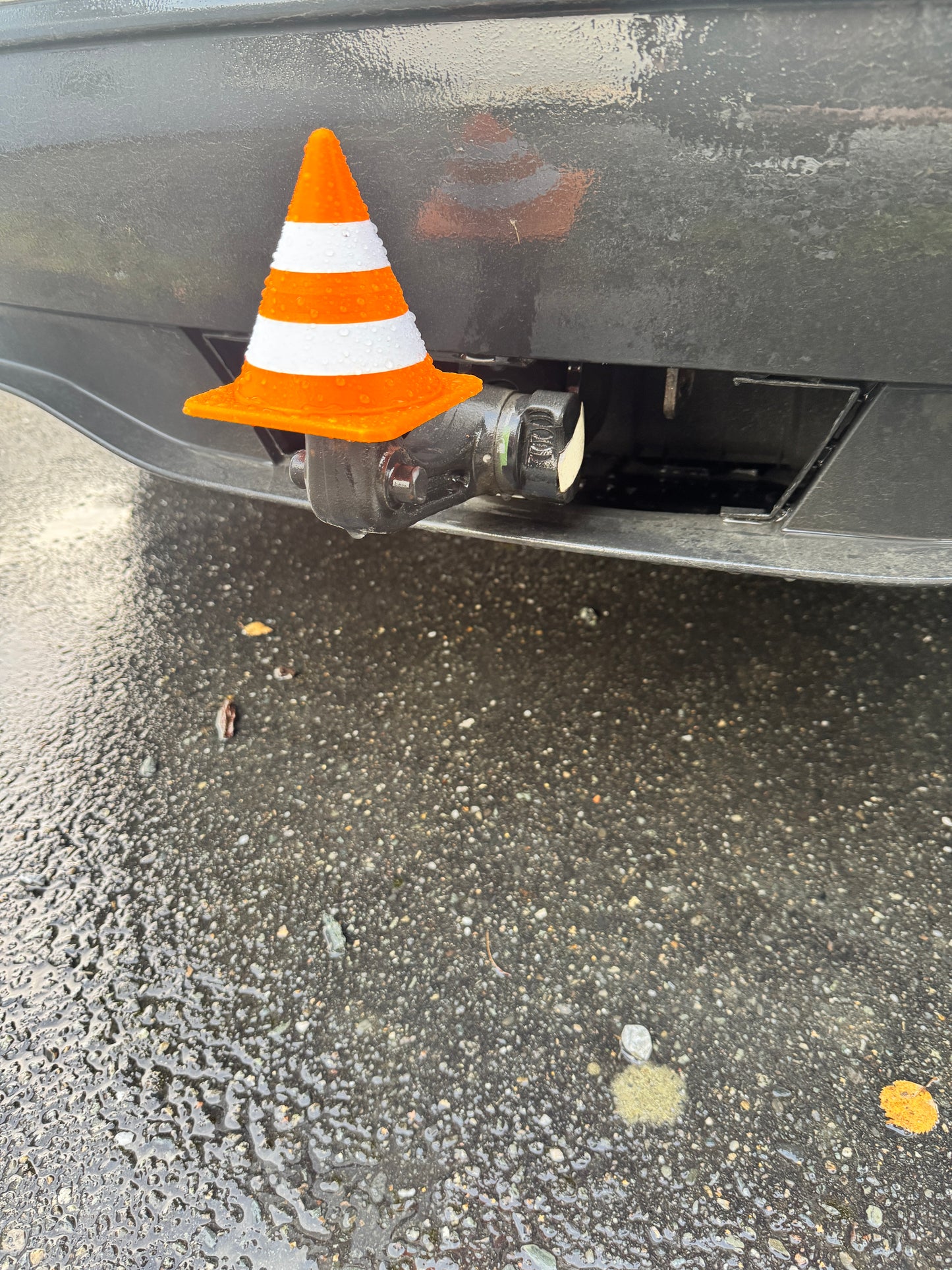 Kjegle på tilhengerfestet