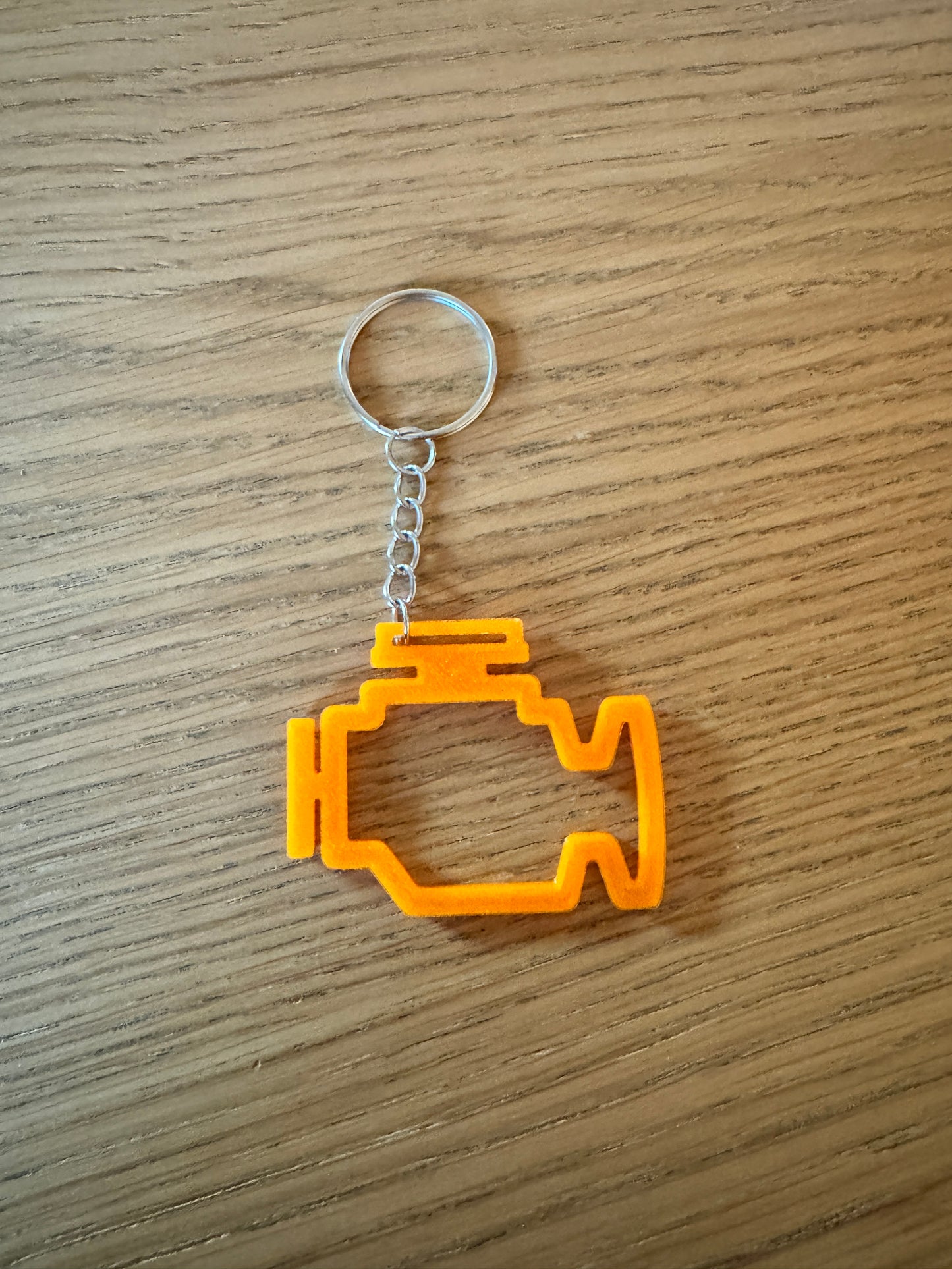 Motorlampe nøkkelring