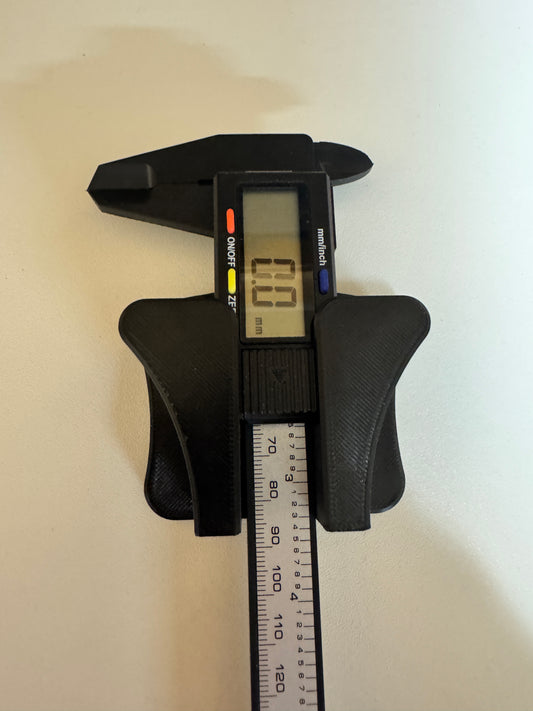 Wall mount for digital calipers
