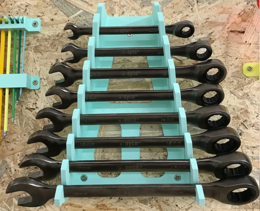 Verktøyholder til fastnøkler – få orden i verkstedet