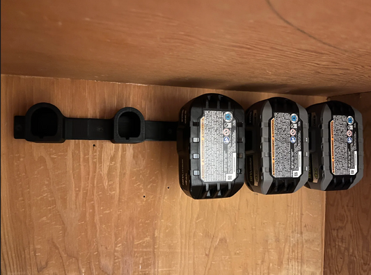 RYOBI kompatibel batteriholder – modulbasert veggoppheng