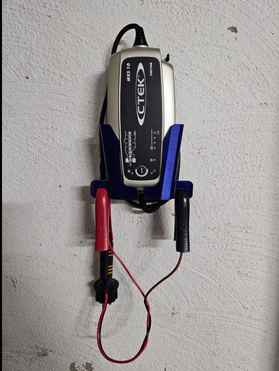 Wall mount battery charger - compatible with CTEK chargers